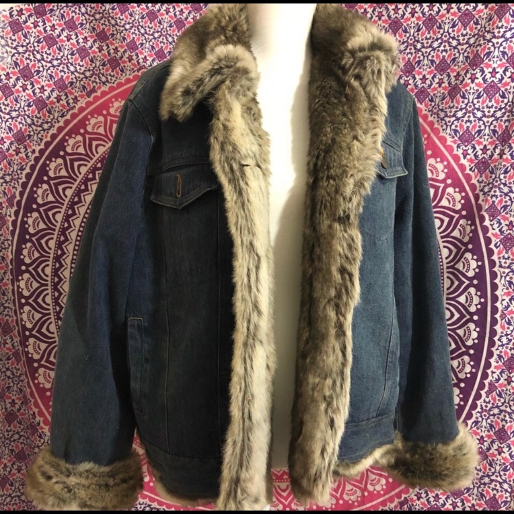 Vintage Fabio Demon fux fur jacket